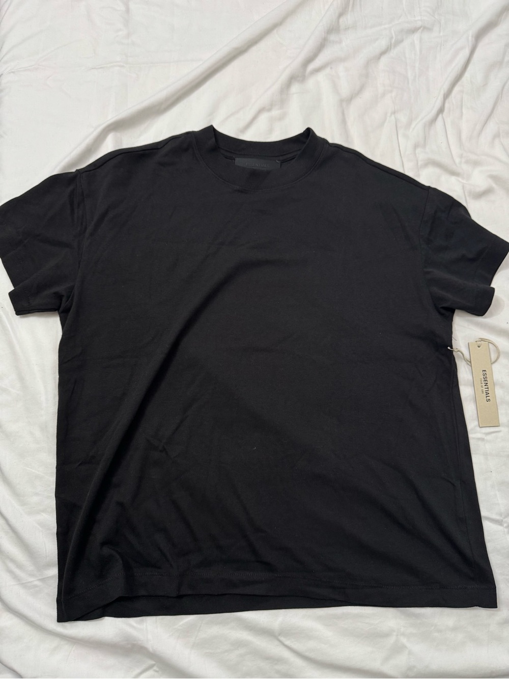 Essentials Cotton Crewneck T-Shirt